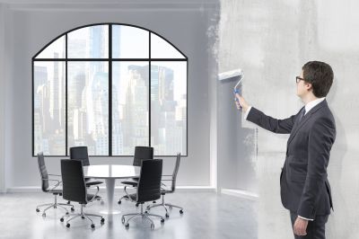 Interior Office Painting detail